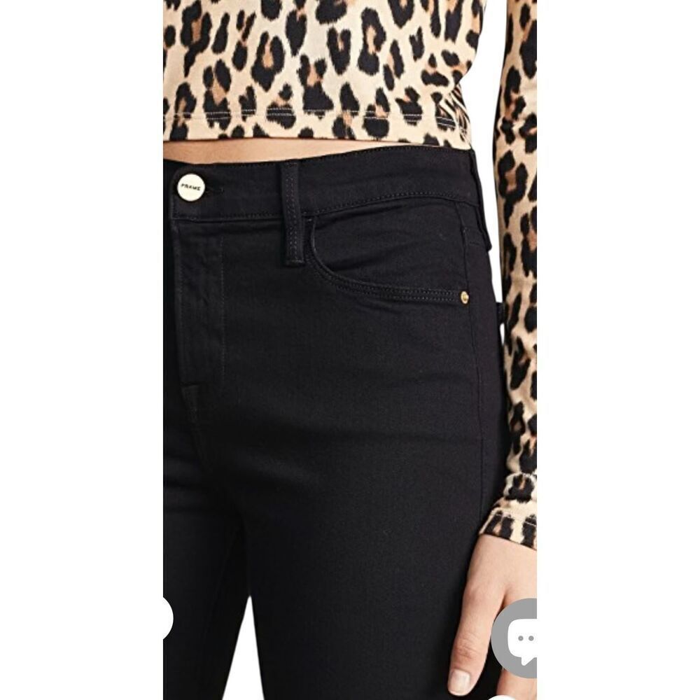 FRAME Le One Flare mid-rise jeans NWT Size 2 - Picture 12 of 12